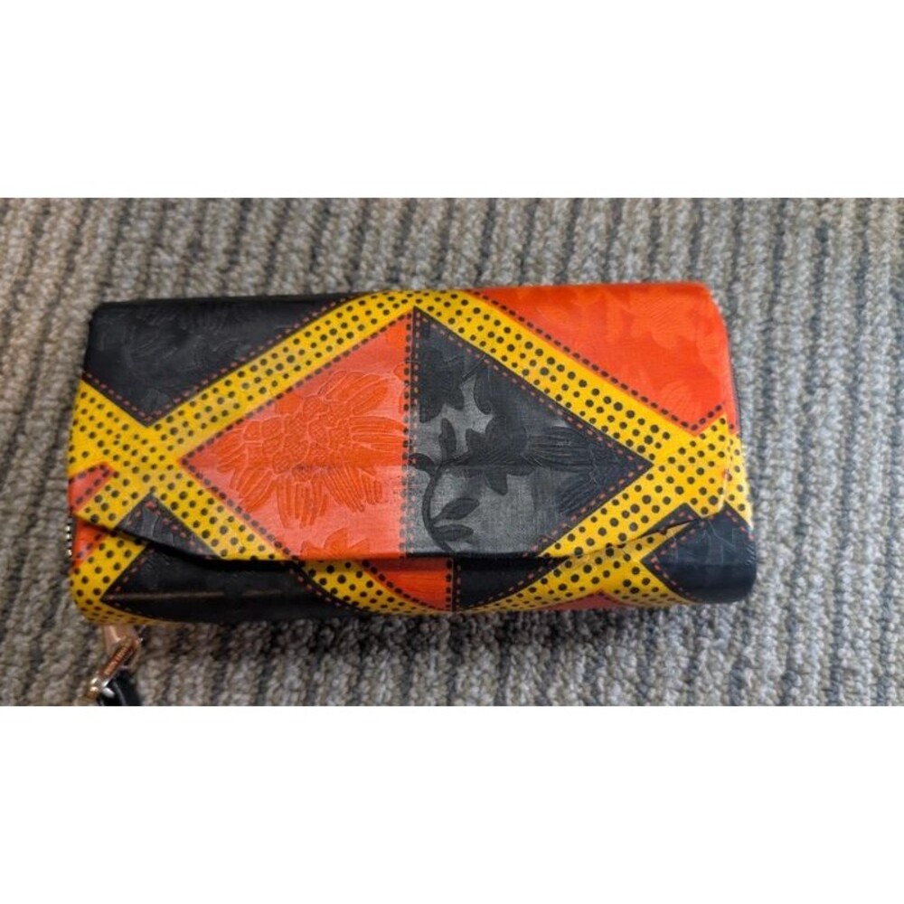 African Ankara Kente Wax Print wallet